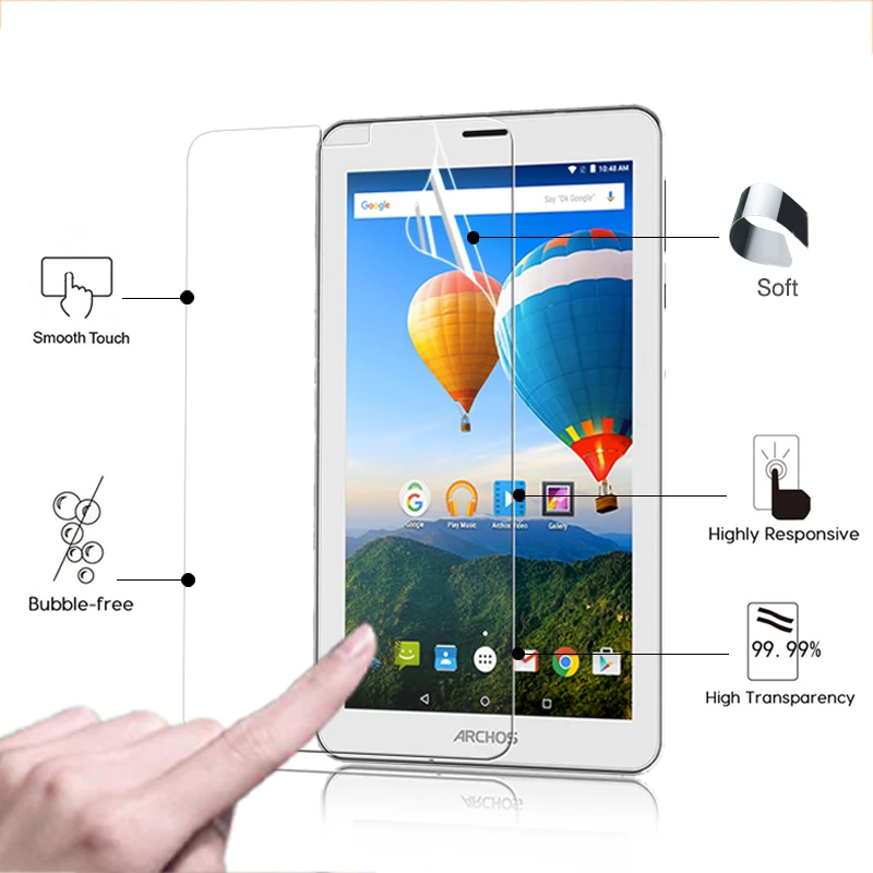 

Best high Clear Glossy screen protector film For Archos 80C Xenon 8.0" tablet front HD lcd screen protective films in stock