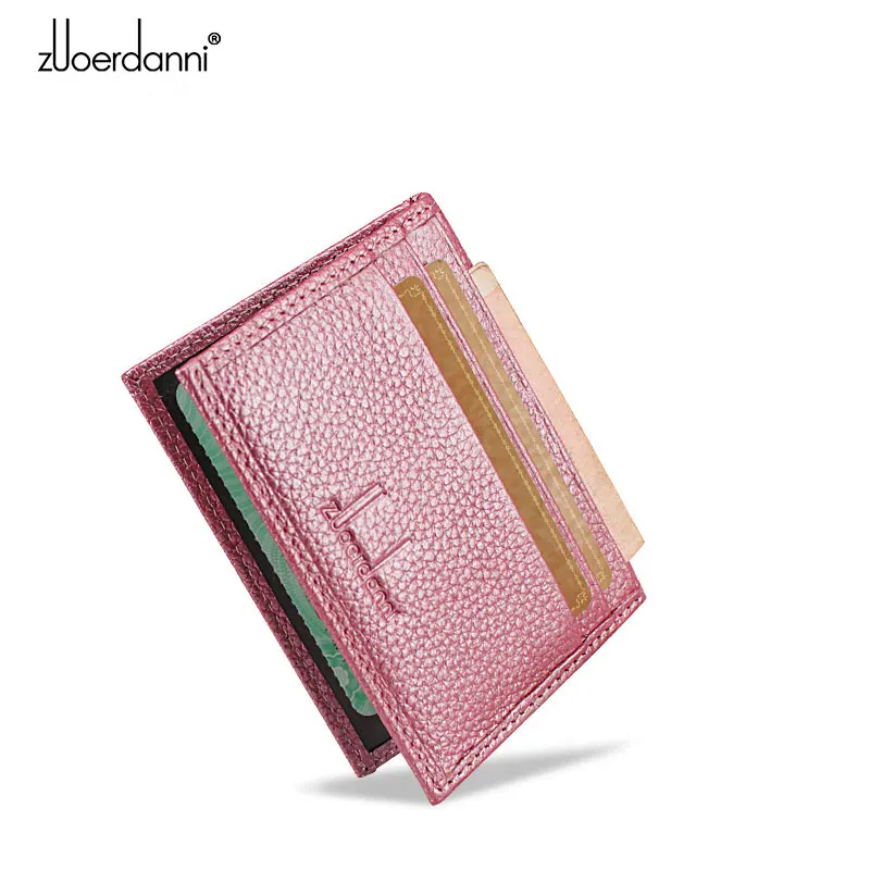 Genuine Leather card bags Ultra-thin driver's license Card Holder Mini wallet small card sets driving license Card Case