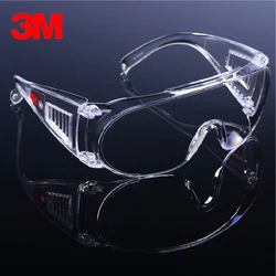 3M1611HC Anti chemical splash Goggles Safety Glasses Economy clear Lens Eye Protection Labor Sand-proof Scratch Resistent