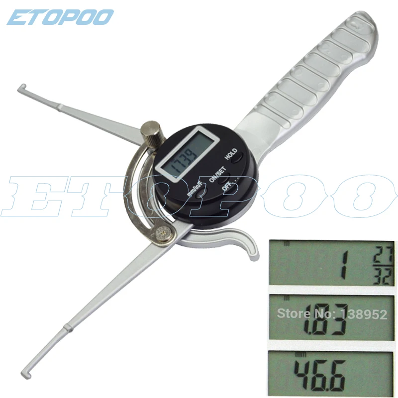 12.7-165mm inside Digital caliper gauge card electronic card table caliper gauge plate inside diameter  Inside calipers