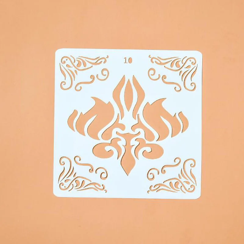 1pc Stencils Coloring Embossing Painting Templates Sculpture DIY Scrapbooking Diary Stamp Album Accessories Decoration Reusable