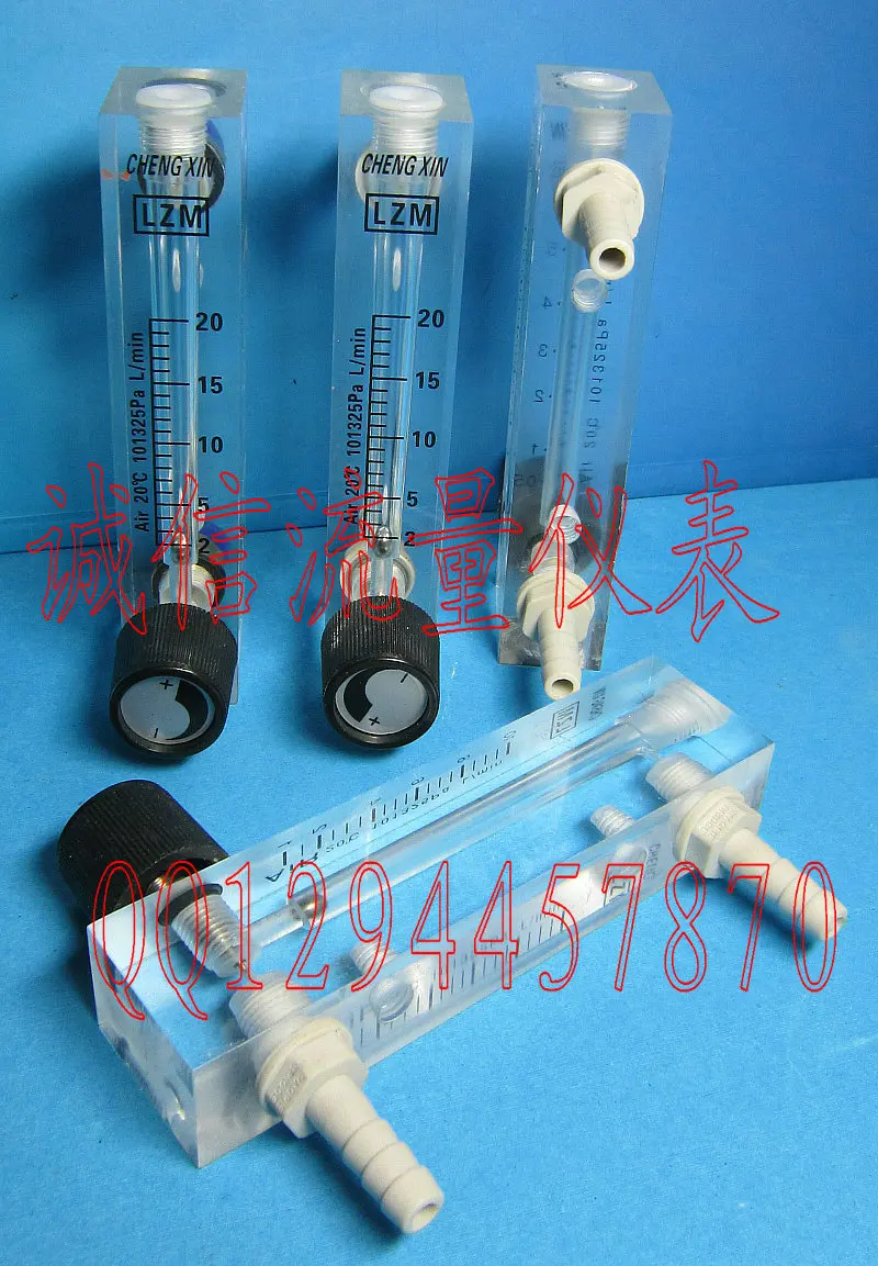 

LZM-6T gas flow meter / 2-20L/min (L / min) air flow meter panel flowmeter