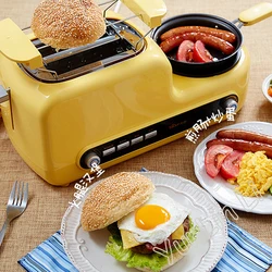 Home Breakfast Machine Sandwich Machine Muiti-Functional Toaster Bread Baking Machine Egg Cooker Bacon Frying Machine