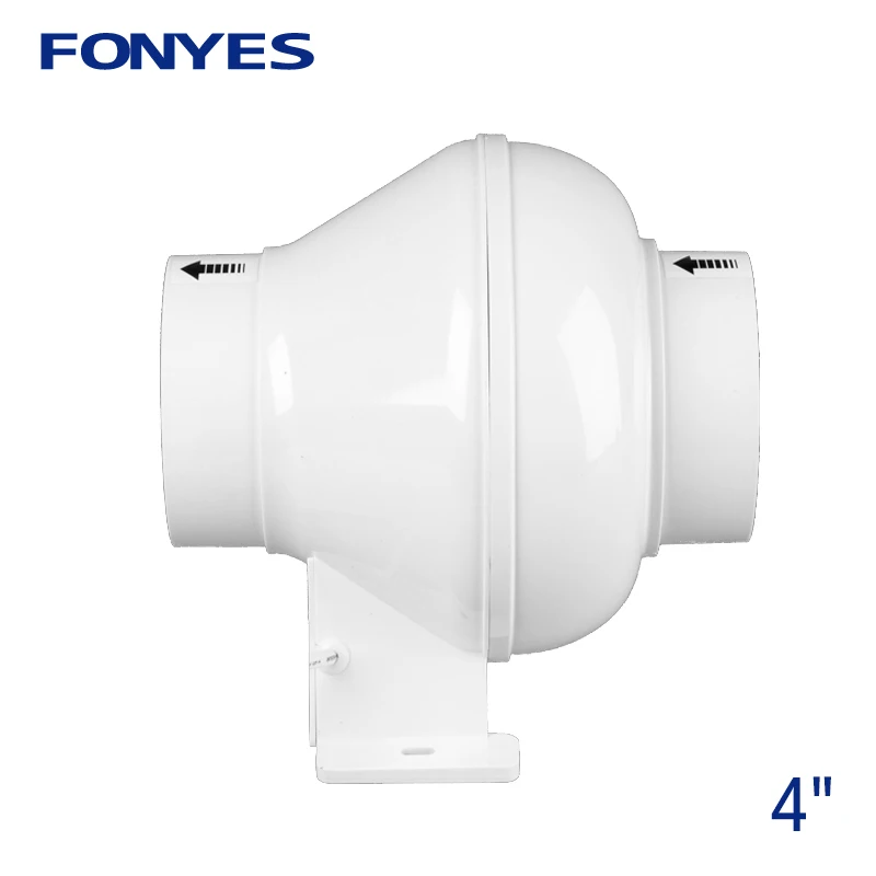 4 inch inline duct fan exhaust fan kitchen toilet ventilator wall ventilation fan for ceiling bathroom fan pipe extractor 220V