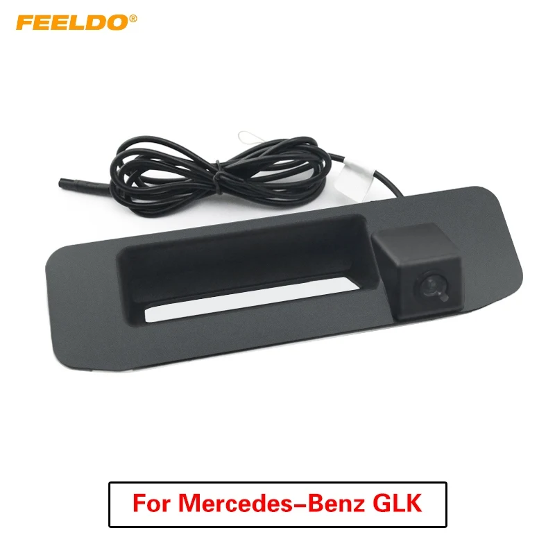 

FEELDO 1Set Car Trunk Handle Backup Rearview Camera for Mercedes-Benz 2012/13/15 GLK300 Reverse Parking Camera