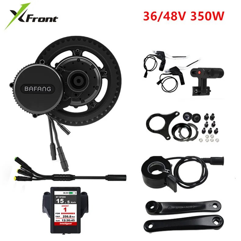 

New Bafang bbs01B 36/48V 350W Ebike Electric bicycle Motor 8fun drive Electric bicycle conversion kit C850 Color Display Engine