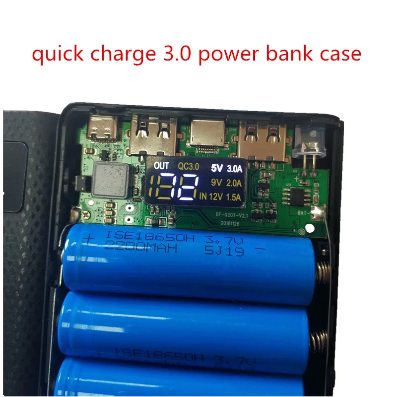 Quick Charge 3.0 Power Bank 18650 Case QC3.0 5V 9V 12V Lithium Battery Holder Fast Charger Box Shell DIY Kit image 2