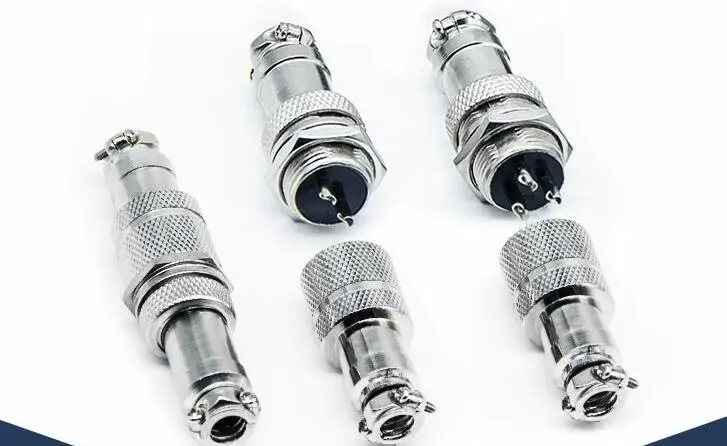 10pair GX12 2P 3P 4P 5P 6P Male & Female Diameter 12mm Wire Panel Connector Butt joint Connector kit M12 Socket+Plug