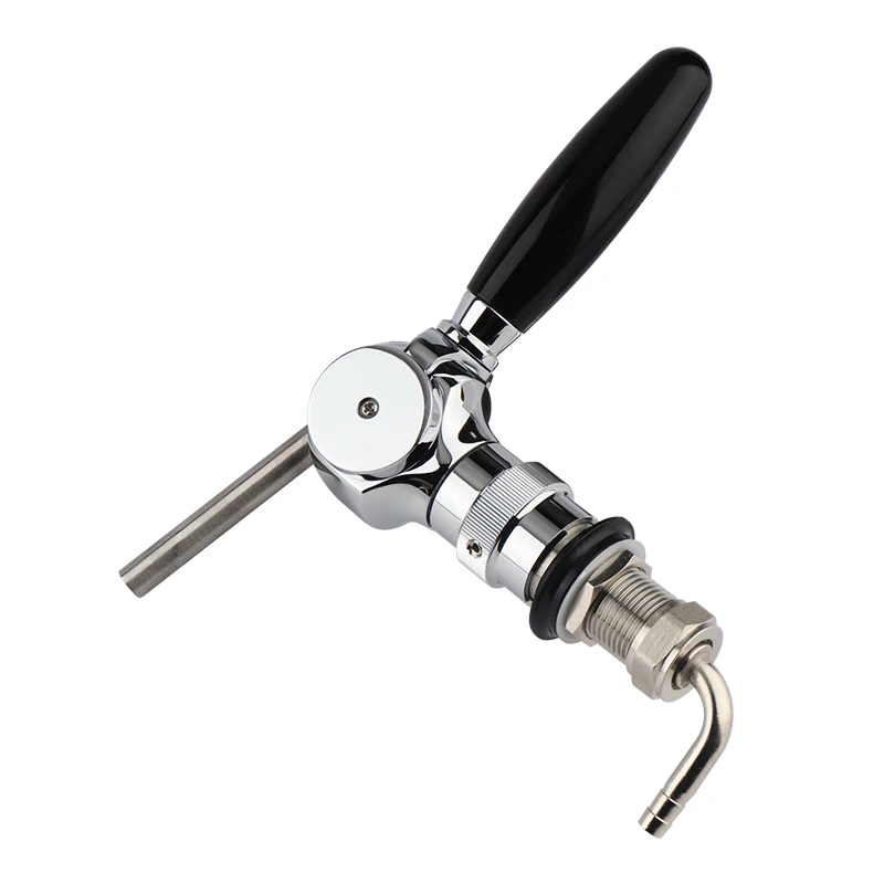 Draft eer tap with 30mm thread shank and accessore for hose ,flow control ball beer tap,brass material,for homebrew