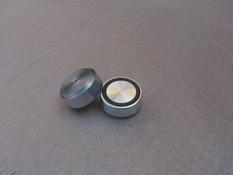 4 шт., Алюминиевые амортизаторы для ног, 39 х17 мм