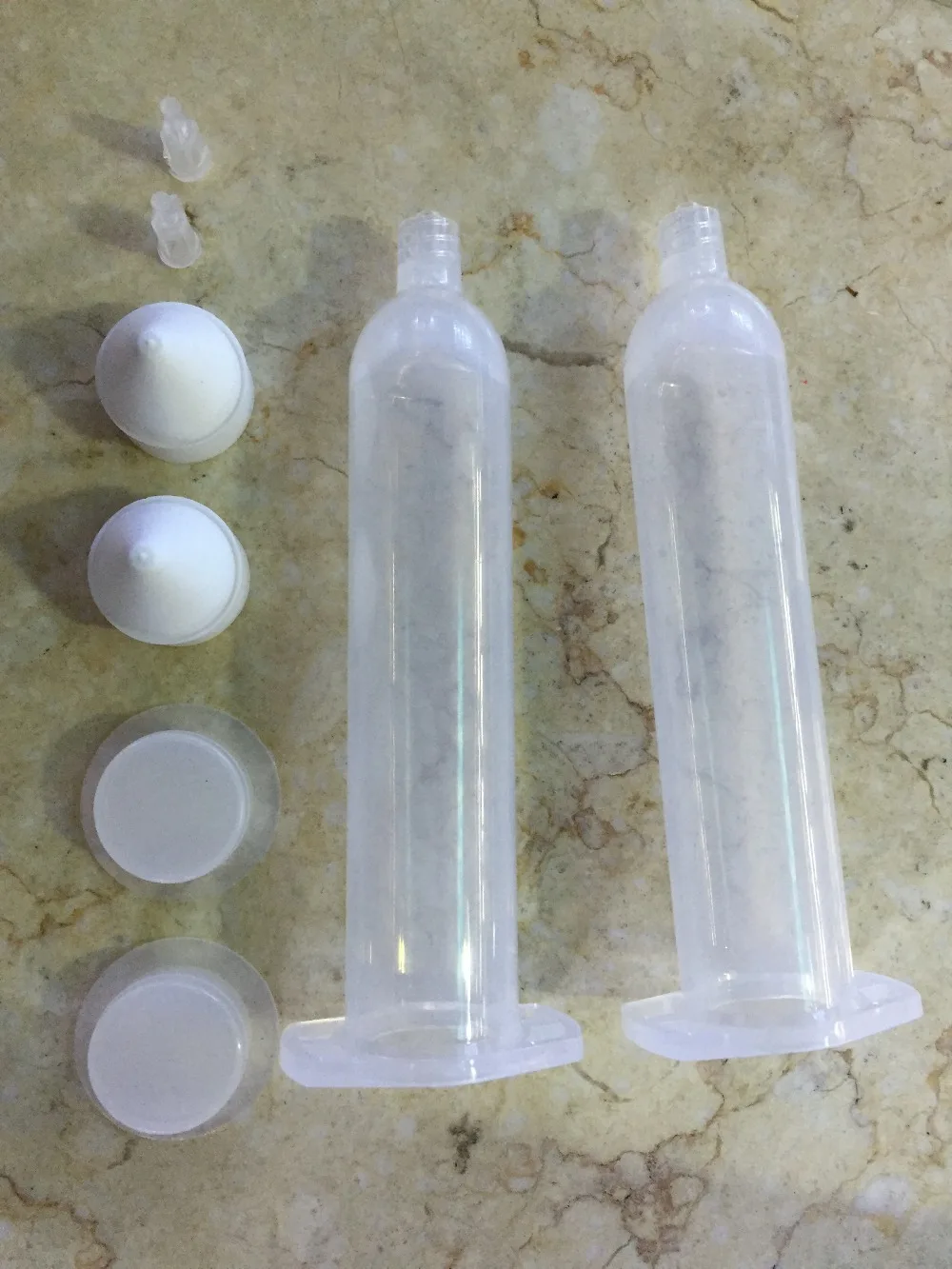 

30cc one-component japanese single-fluid transparent four-piece suit dispensing syringes glue tube dispensing accessories