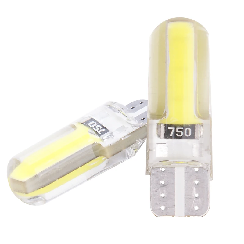 100pcs Wholesale price T10 COB w5w Clearance lights Side marker light width lamp Interior LED Reading light License plate light