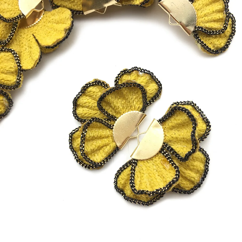 CHENGRUI  L170,patches for clothing,diy craft supplies,diy handmade earrings,craft material,diy craf,artificial Flowers,4pcs/bag