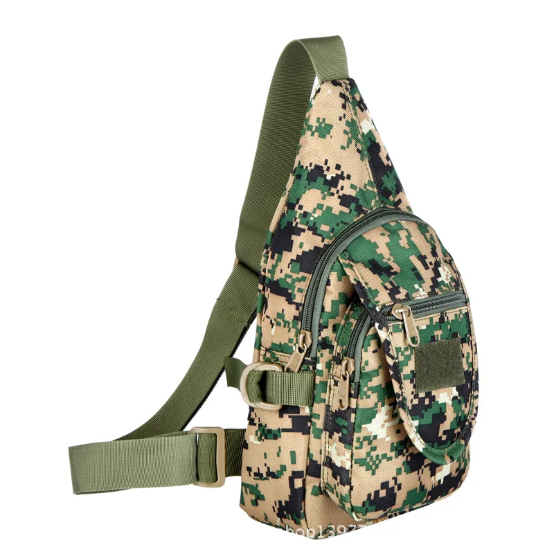 

New Outdoor Fishing Chest Bag Unisex Climbing Bags Men Women Cycling Sports ACU Camouflage Packs Waterproof Oxford Cloth