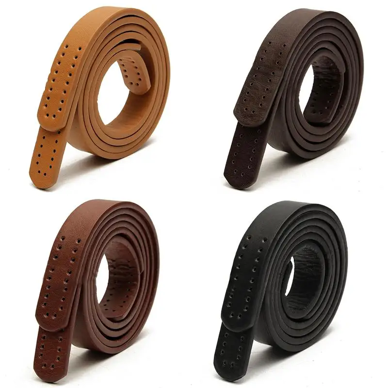 1 Pair 60cm Bag Strap PU Leather Shoulder Belt Bag Handle Band Replacement for Handbag DIY Accessories KZ0079