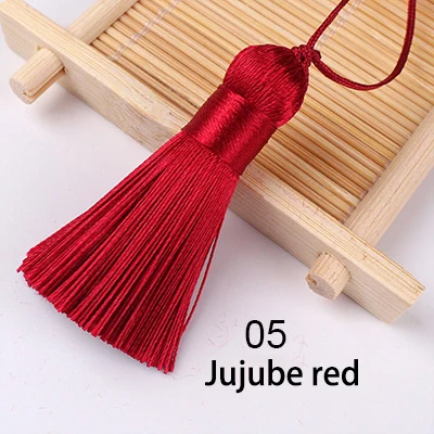 5 Stück/Set 5cm Quasten Hängende Seidenquasten Fransen zum Nähen Zierquasten Schlüsselanhänger DIY Dekorative Vorhang-Accessoires – Detail 31