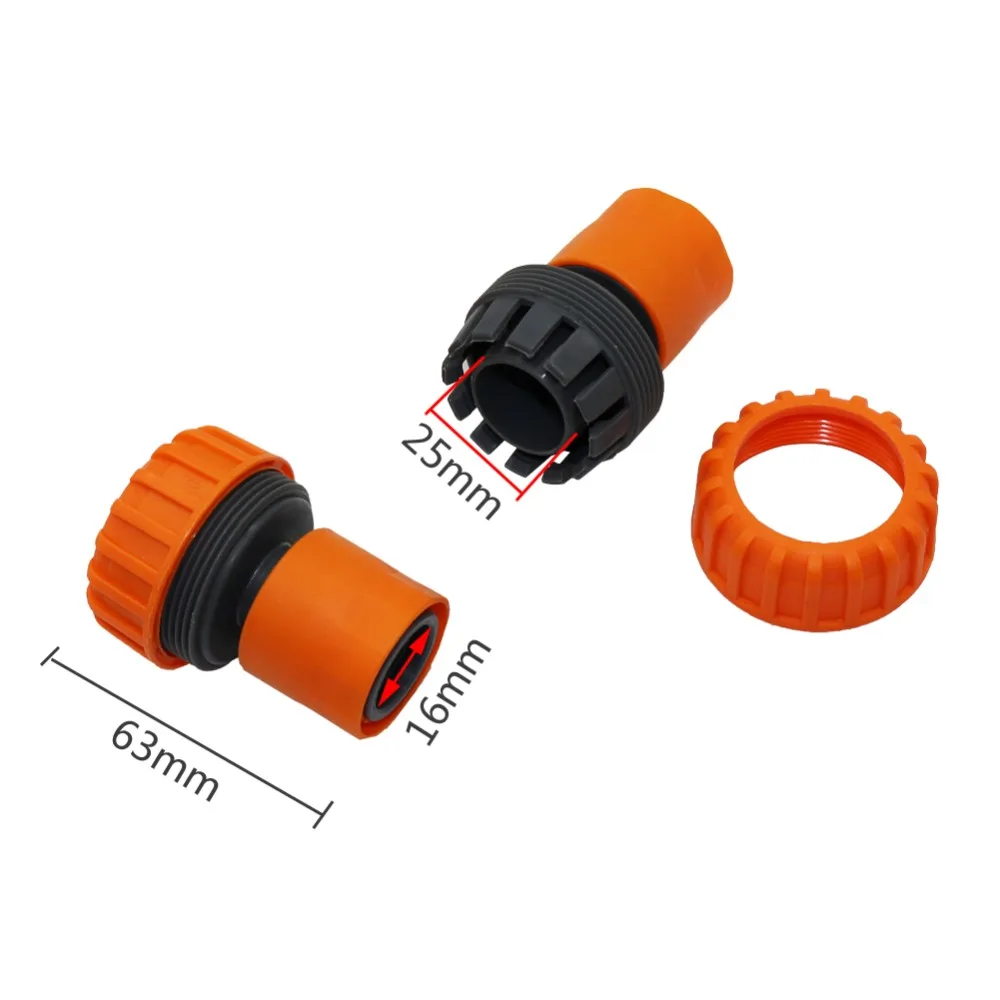 1 Pc 25mm Hose Quick Connector 1 Inch Water Tap Garden Irrigation Connectors Car Washing Watering Hose Pipe Adapter Coupling