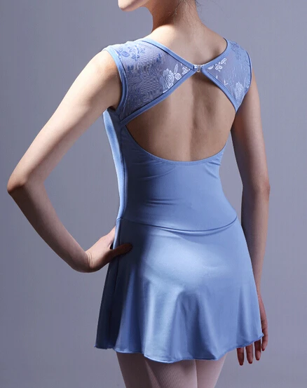 Women Ballet Dress Leotard Lace Practice Dress New Slip Train Tight Summer