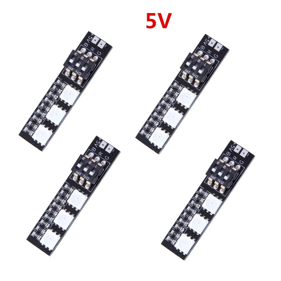 RGB 5050 LED Board  5V 7 colors 3s switch for RC Drone FPV Racing DIY Accessories