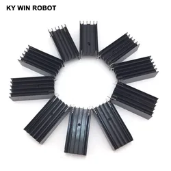 10pcs Aluminium TO-220 Heatsink TO 220 Heat Sink Transistor Radiator TO220 Cooler Cooling 23*16*50MM With 2 Pins