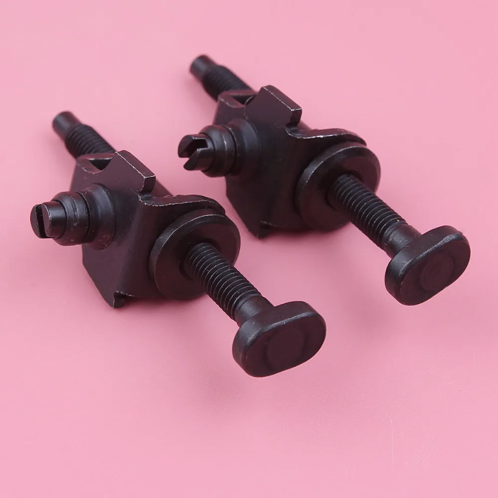 Tornillo tensor de Ajustador de cadena, pieza de repuesto para motosierra Husqvarna 340, 345, 350, 351, 346XP, 2 uds./lote