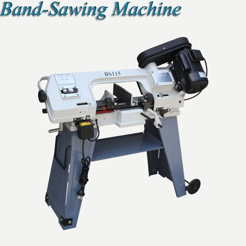 

Woodworking Metal Sawing Machine 220V Band Saw Machine Multifunction Electric Desktop Vertical Band Sawing Machine BS115