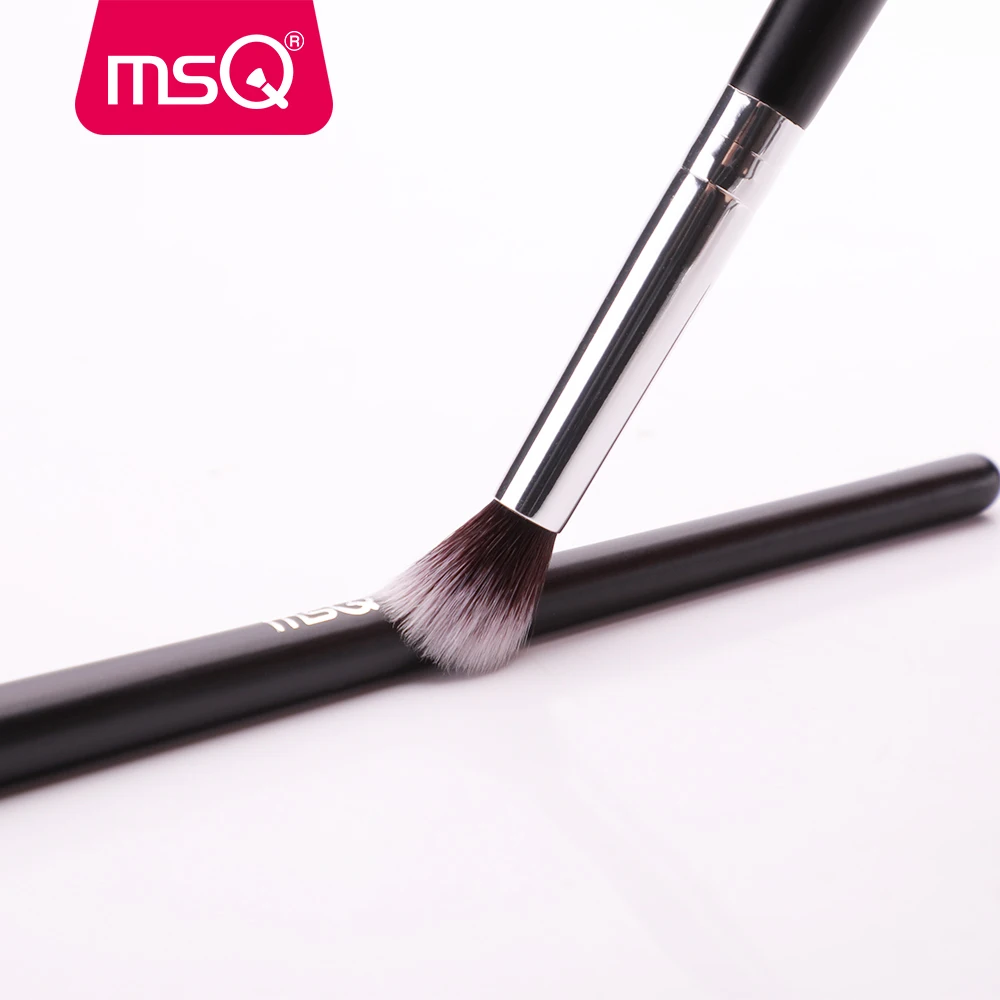 MSQ 4pcs Eyes Makeup Brushes Set Highlighter Blending Eyeshadow Eyebrow Cosmetic Tool Make Up Brush Eye Shader Synthetic Hair