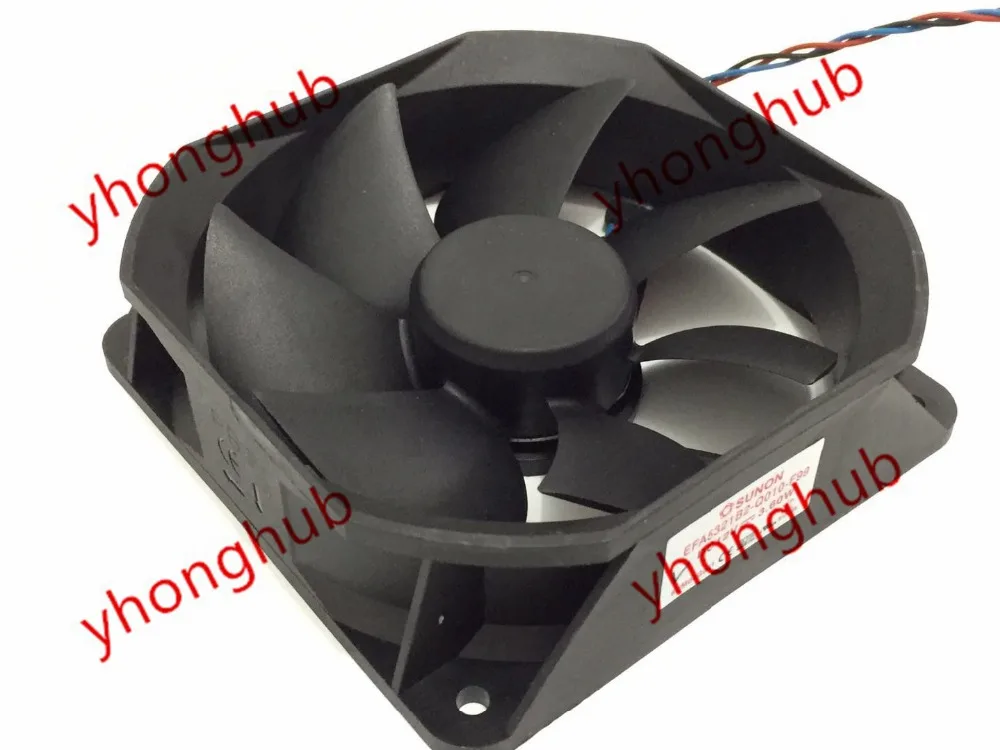 

SUNON EFA5321B2-Q000-F99 DC 12V 3.60W 105x105x32mm 3-Wire Server Cooling Fan