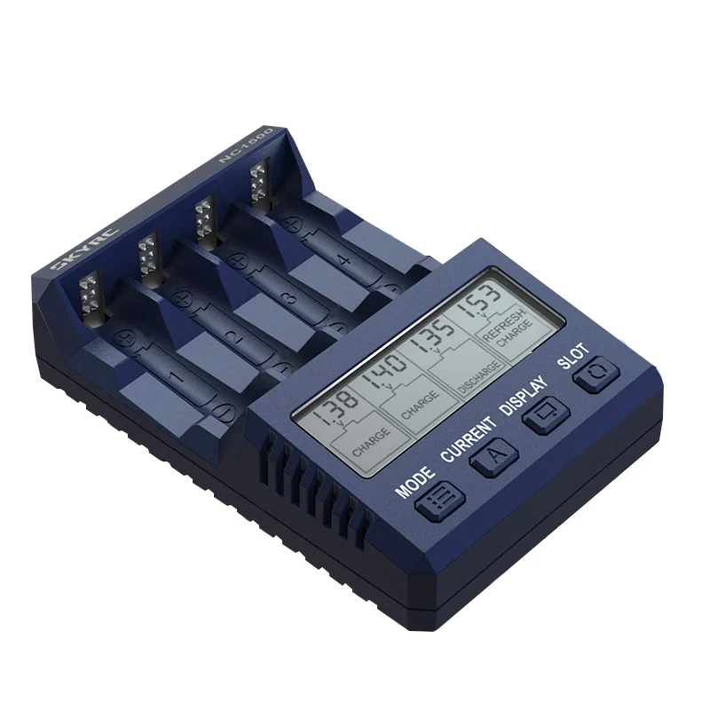 Original SKYRC NC1500 AA/AAA Battery Charger & Analyzer NiMH Batteries Charger Discharge