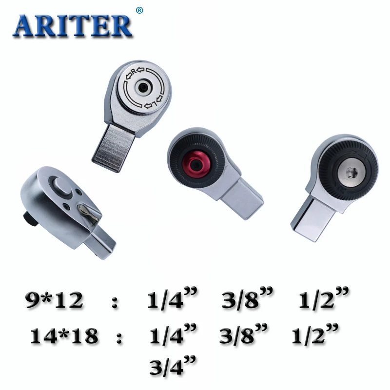 Open ratchet torque wrench insert ratchet head tools head 9*12 14*18 apply to quick release grip wrench