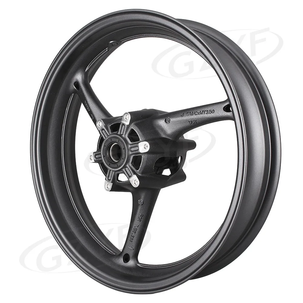 Motorcycle Front Wheel Rim For Suzuki GSXR 600/750 2008 2009 2010 & For GSXR 1000 2009-2016 Matte Black Alloy