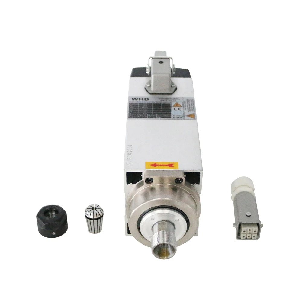 

Professional 2.2kw 380V/220V CNC Air Cooling Spindle ER20 Dust-proof 18000 RPM Engraving Machine Spindle 300Hz Square Spindle