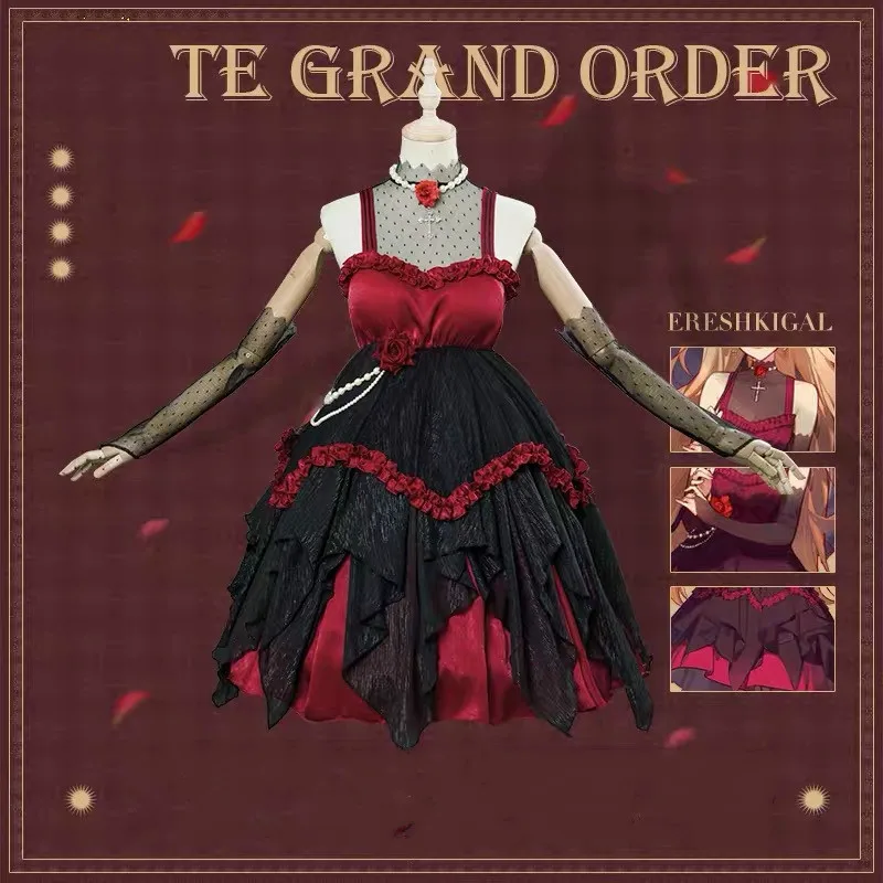 [Pre-Sell] Anime Fate Grand Order Ereshkigal Moon Girlfriend Lolita Dress/Outfit Cosplay Costume Women Halloween 