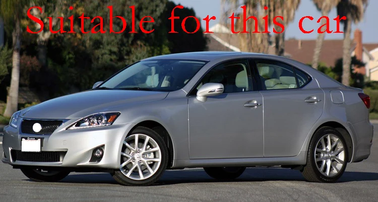 For Lexus IS-Class IS200 IS250 IS300 (XE20) 2006-2015 Car Side Windows Wind Deflectors Windshield Tinted Sun Visors Accessories