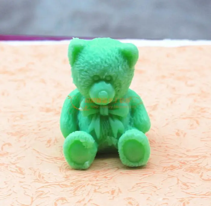 Bear Silicone Soap mold DIY handmade Craft 3d soap molds S202