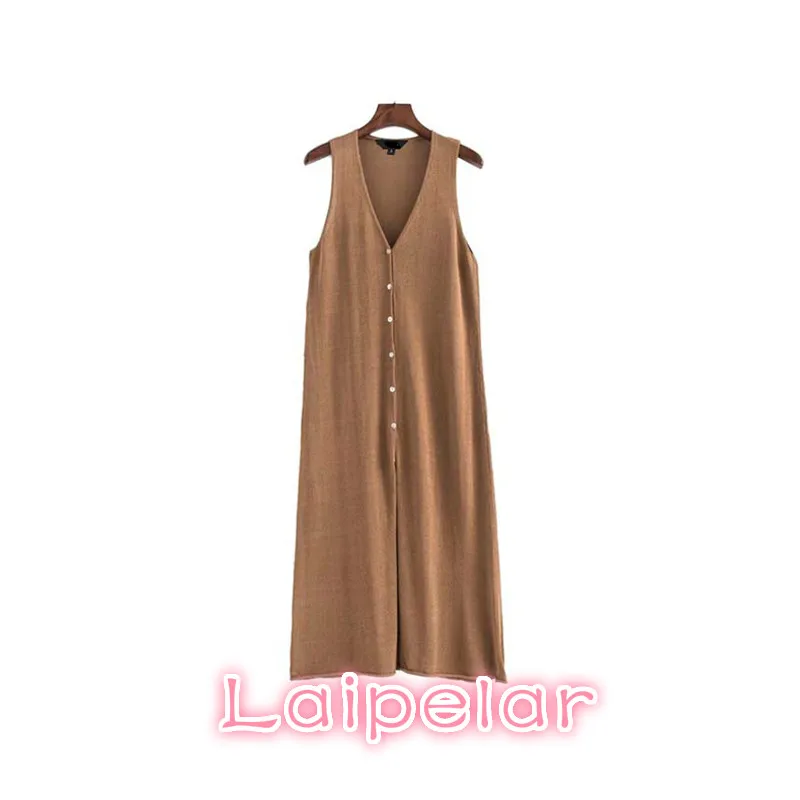 Elegant knitted waistcoat V neck sleeveless long vest women jacket outwear ladies korean streetwear waist vest colete feminino