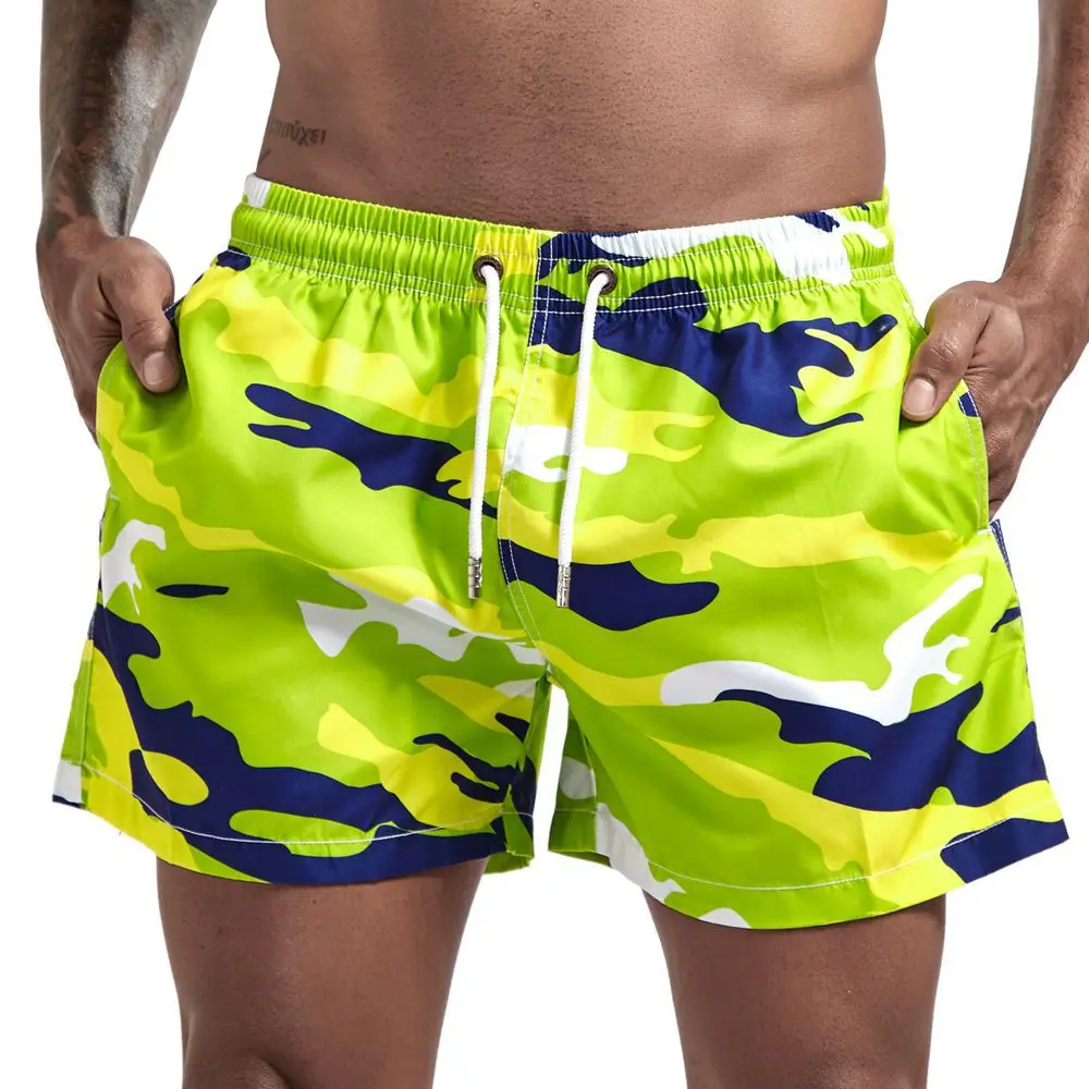 Mens swimming shorts camouflag sports board beach shorts men short de bain homme mens swim shorts short homme de plage