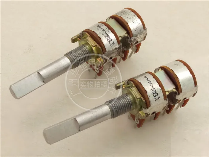 Original new 100% 4-bit potentiometer 100K potentiometer with step 40 point 100KE handle 35MMF (SWITCH)