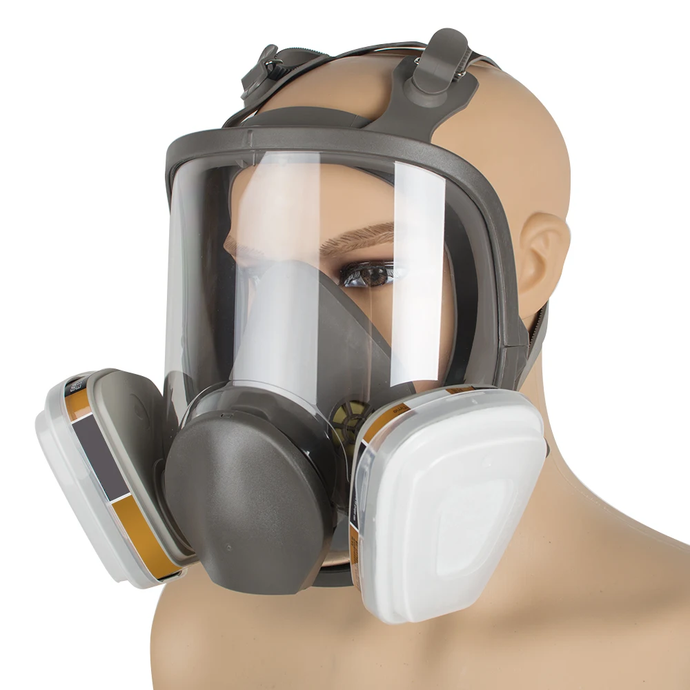 

Brace & Support Full Face Gas Mask Spray Paint for Chemicals / Pesticides / Fire Protection Formaldehyde / Decoration / Mist