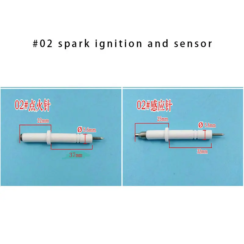 2 pcs/set  02# Gas range ceramic electrode and senor spark unit each kind one piece