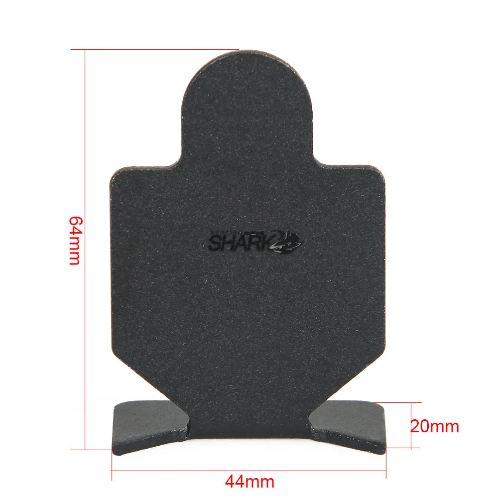 Black Color 64x44x20mm 6pcs Shooting Target  for Hunting  HS33-0180B