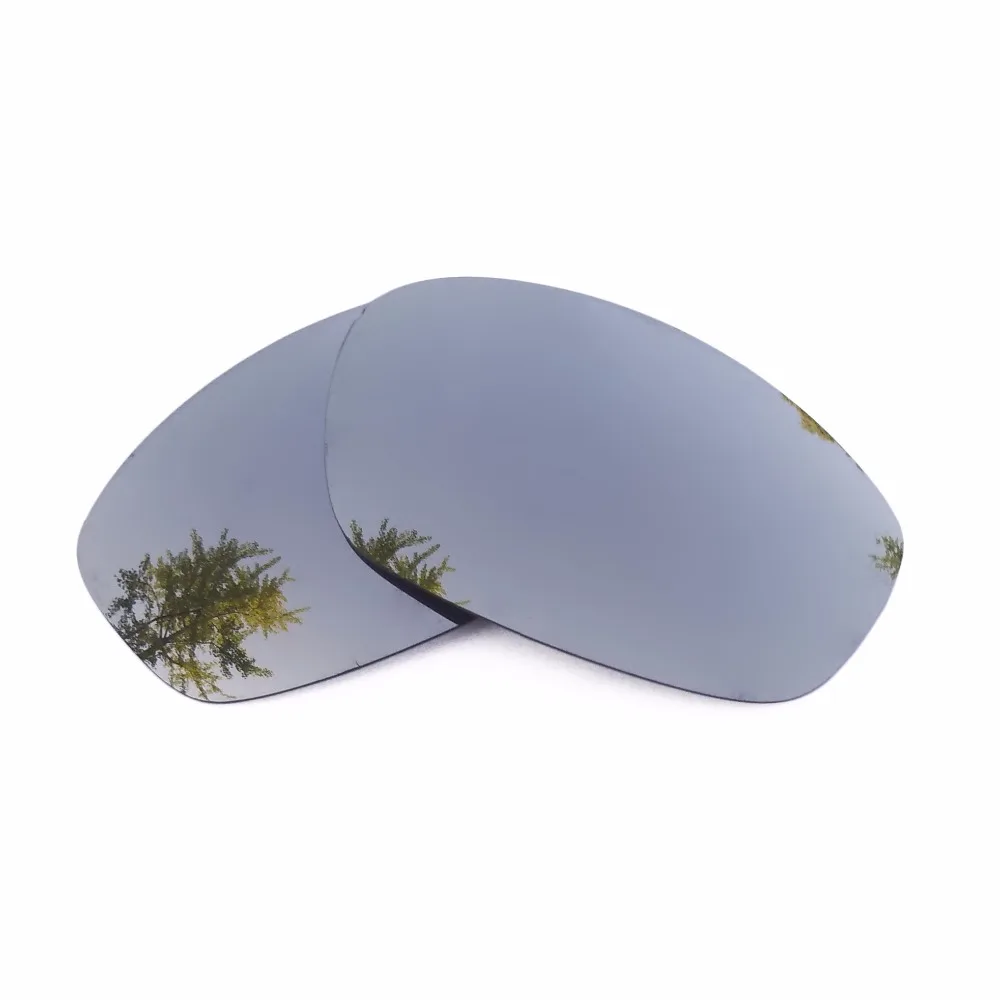 Silver Mirrored & Ice Blue Mirrored Polarized Replacement Lenses for Blender Frame 100% UVA & UVB