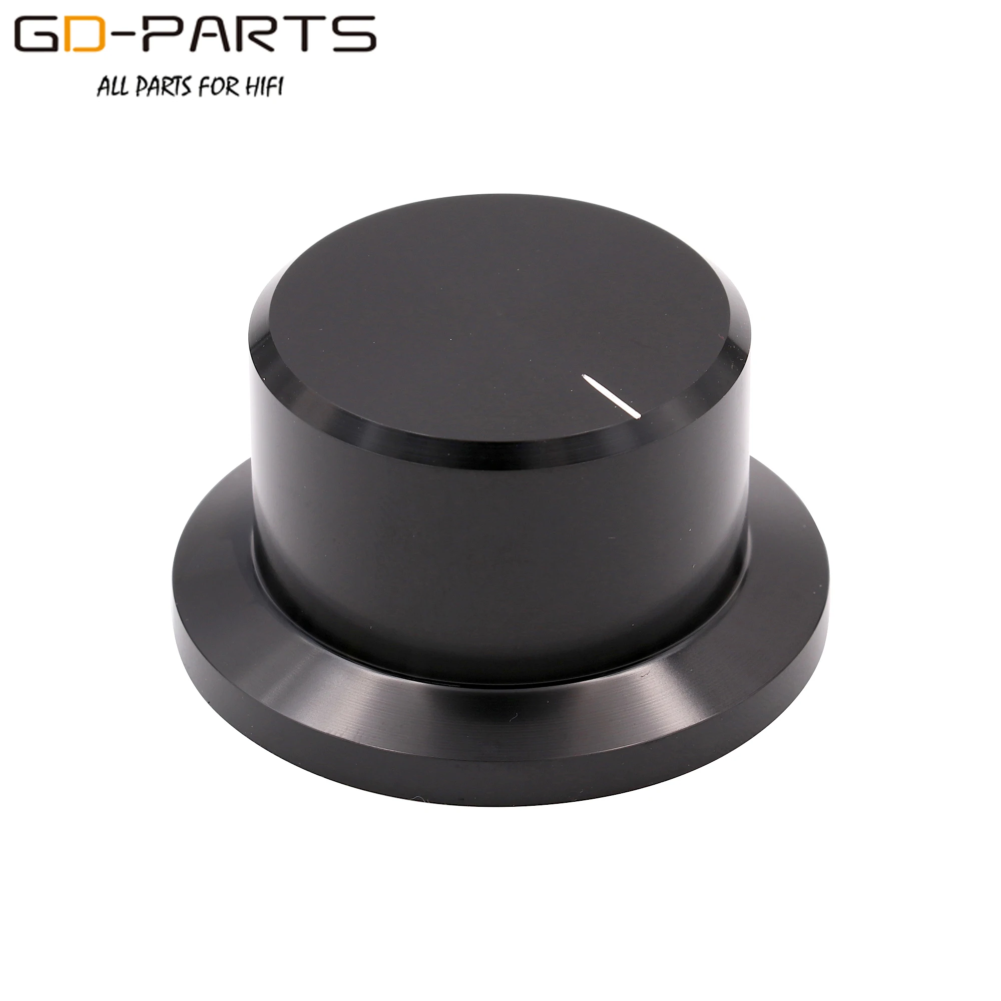 1 шт. 48x26 мм твердая алюминиевая ручка потенциометра для компакт-диск DAC DVD проигрыватель трубка усилитель динамик регулятор громкости серебристый черный золотой