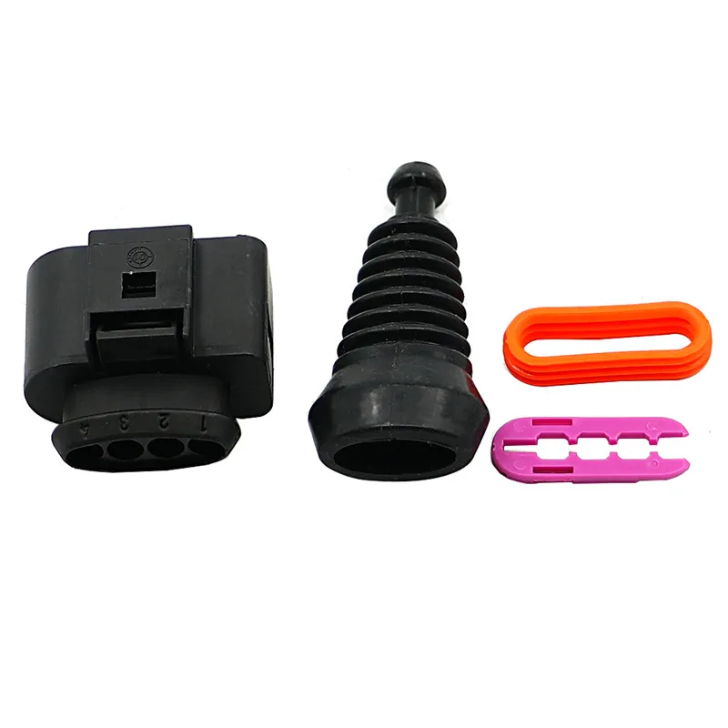 4 Einheiten 1J0 973 724 kompatibler 4-poliger Stecker Klemmclip für Audi VAG Active Coil auf Stecker – Detail 3