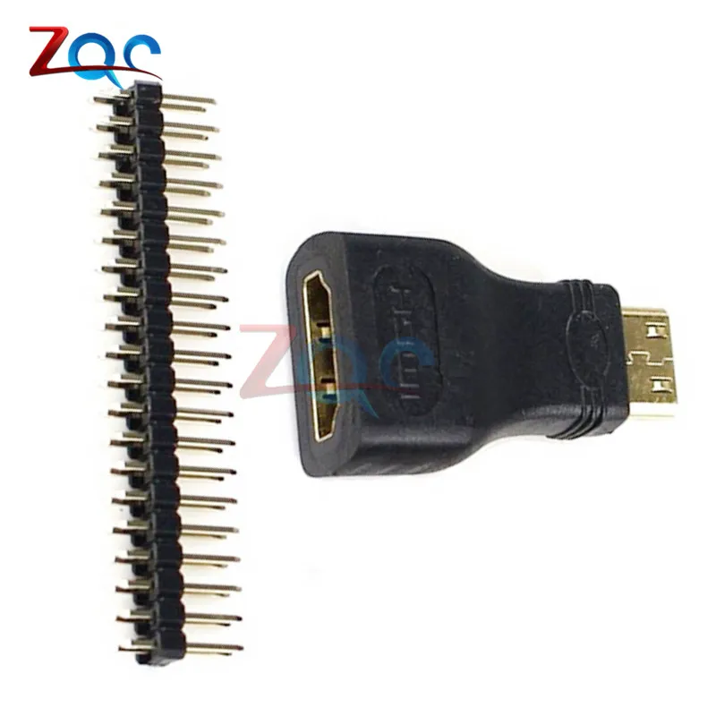 3 in 1 Raspberry Pi Zero W Kit Mini Adapter+Micro USB to USB Female Cable+Male GPIO Header
