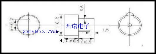 3V 5V buzzer STDT09-03 9MM * 4.2MM active buzzer 3V environmental temperature