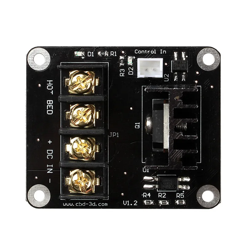 3D Printer Parts General Add-on Heated Bed Power Expansion Module Hot bed Module High Power Module MOS Tube