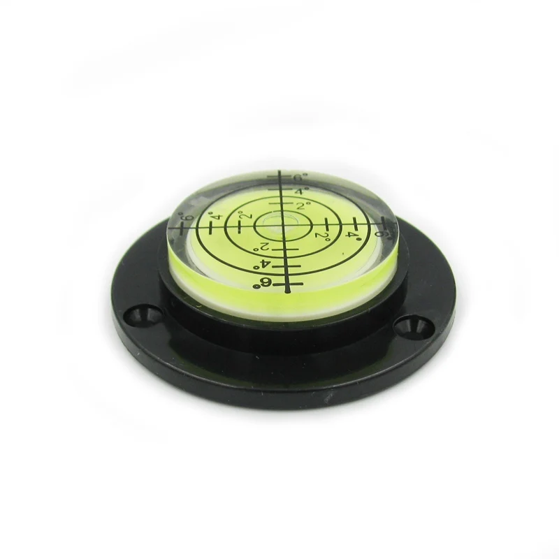 Scale Round Spirit Level Bubble Inclinometer Level Measuring Instrument Size 50*12 mm