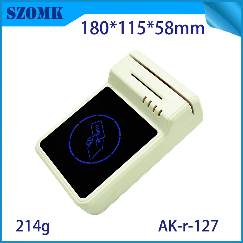 4Pcs 175*120*36mm szomk plastic RFID box for electronics plastic housing alarm access control system abs control enclosure