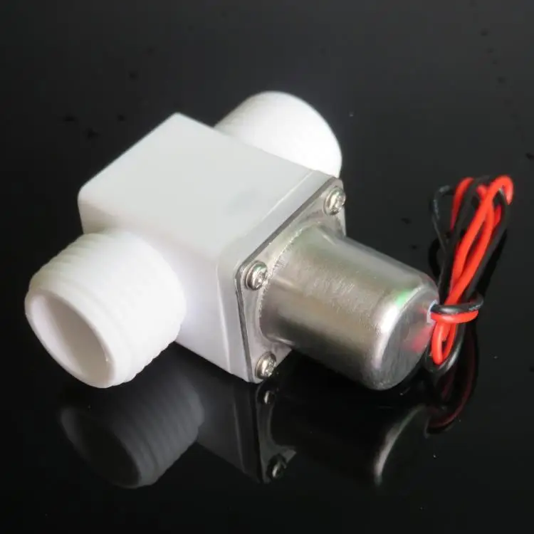 Pilot Pulse Solenoid Valve Pulse Electromagnetic Valve DC3.6-6.5V 0.02-1.0MPa DN15 for Induction Sanitary Ware Bathroom Urinals